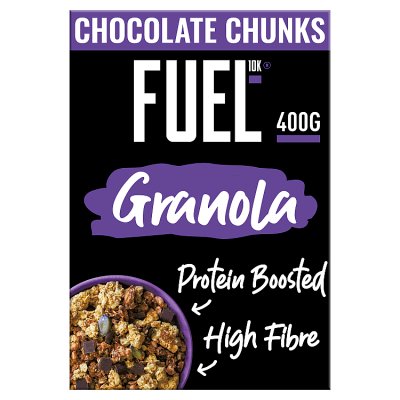 Fuel10K protein boosted chocolate granola 400g - British product