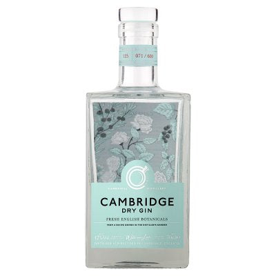 Cambridge Dry Gin 70cl, UK version