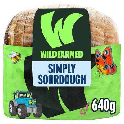Wildfarmed sourdough bread loaf 640g (British brand)