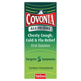 Covonia All In One cold and flu remedy 160ml (British brand)