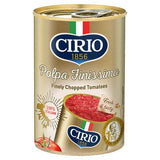 Cirio Polpa Finissima finely chopped tomatoes 400g - British product