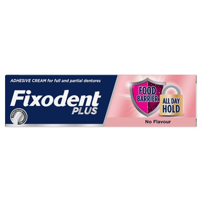 Fixodent Plus Food Seal denture adhesive 40g - British product