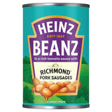 Heinz canned beans and Richmond sausages 415g, UK version