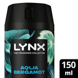 Lynx Aqua Bergamot deodorant body spray 150ml, UK version