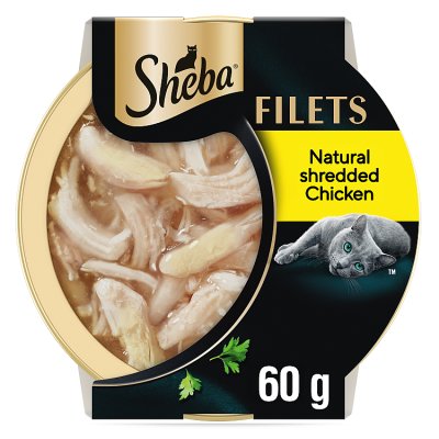 Sheba cat food tray chicken in gravy 60g, imported from the UK