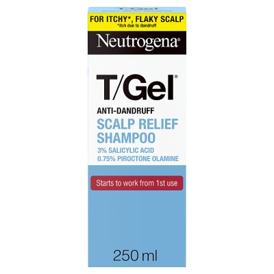Neutrogena T/Gel anti-dandruff scalp relief shampoo 250ml - British product