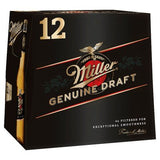 Miller Genuine Draft beer 12 pack 330ml - British product