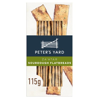 Peter's Yard za'atar sourdough flatbreads 115g, UK version
