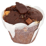 Waitrose triple Belgian chocolate muffin, UK version