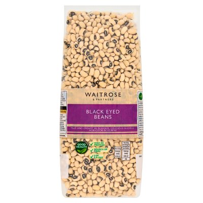 Waitrose black eye beans 500g, imported from the UK