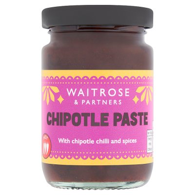 Waitrose chipotle paste 95g, imported from the UK