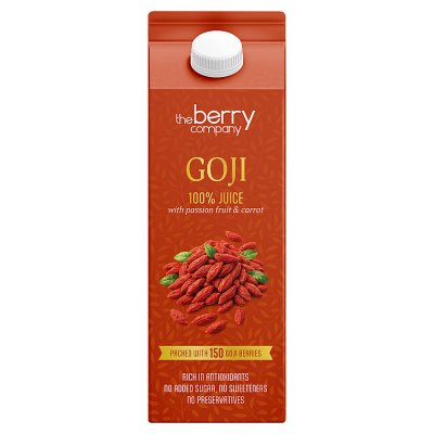 The Berry Co goji berry juice 1 litre (British brand)