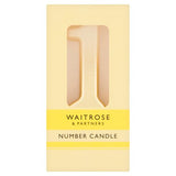 Waitrose number 1 cake candle - British product