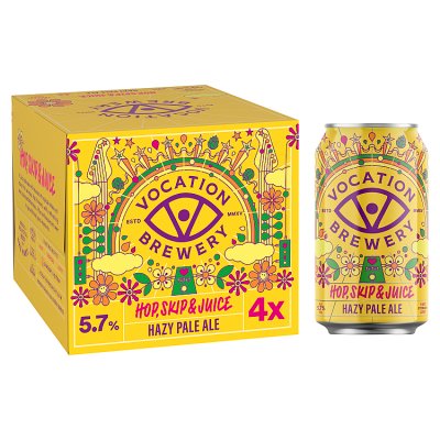 Vocation Hop Skip & Juice pale ale 4x330ml cans (British brand)
