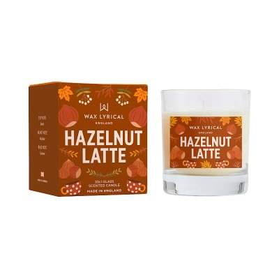 Wax Lyrical jar candle Autumn Hazelnut Latte 190g, UK version
