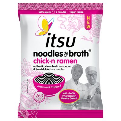 itsu Chick'n Ramen instant noodles 82g, UK version