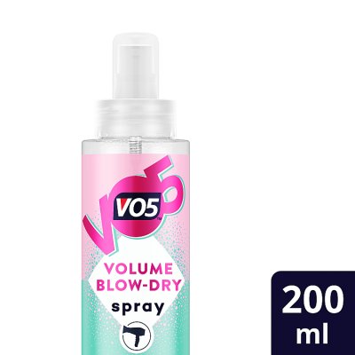 VO5 Volume Blow-Dry hairspray 200ml, UK version