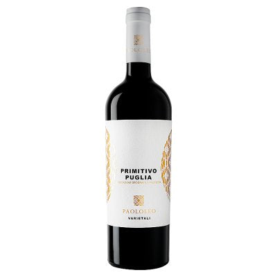 Paolo Leo Primitivo red wine 75cl bottle (British brand)