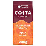 Costa Coffee No3 medium roast whole beans 200g (British brand)