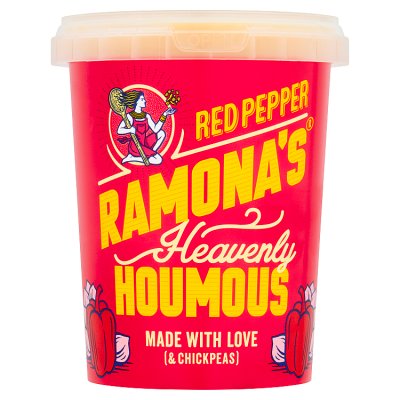 Ramona's Red Pepper Houmous 500g (British brand)