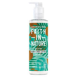 Faith in Nature coconut hand and body lotion 400ml, UK version