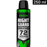 Right Guard Xtreme Men 72h Fresh antiperspirant spray 250ml - British product