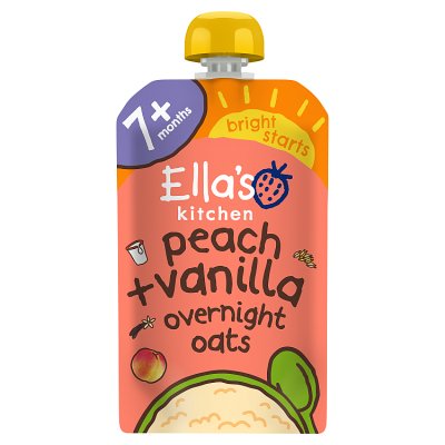 Ella's Kitchen baby oats peach and vanilla 100g, UK version