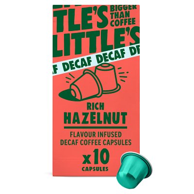 Little's decaf rich hazelnut coffee capsules 52g - British product