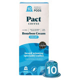 Pact Coffee Bourbon Cream decaf pods 54g - British product