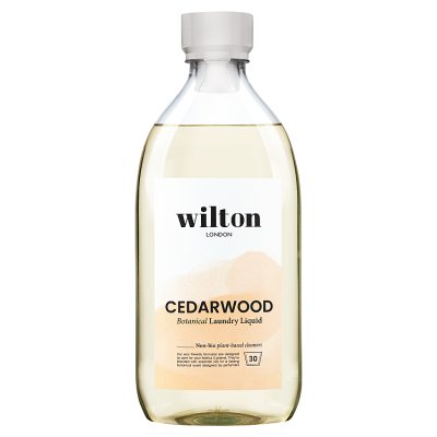 Wilton cedarwood non-bio laundry liquid 1.05L, imported from the UK