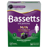 Bassetts Men's Multivitamins blackcurrant pastilles 30 pack - British product