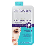 Skin Republic hyaluronic acid and collagen face mask 25ml (British brand)