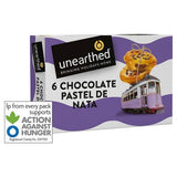Unearthed chocolate Pastel de Nata 6 pack 360g (British brand)