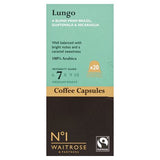 Waitrose No.1 Lungo coffee capsules 20 pack 108g (British brand)