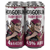 Hobgoblin Ruby Ale multipack 4x440ml cans (British brand)