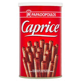 Caprice wafer rolls hazelnut and cocoa cream 115g (British brand)