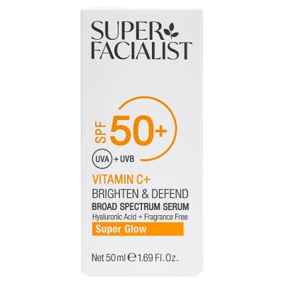 Super Facialist Vitamin C SPF50+ serum 50ml, UK version