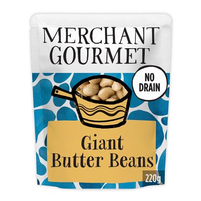 Merchant Gourmet giant beans 220g pouch (British brand)