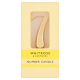 Waitrose number 7 cake candle, imported from the UK