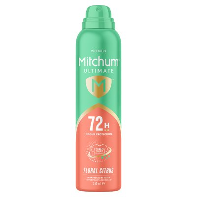 Mitchum aerosol deodorant floral citrus 250ml, UK version