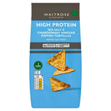 Waitrose high protein salt and vinegar popped tortillas 80g, UK version