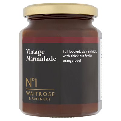 Waitrose No.1 Vintage Marmalade 320g (British brand)