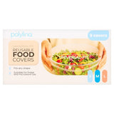 Polylina reusable food covers variety pack of 9, imported from the UK