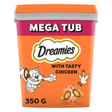 Dreamies chicken cat treats 350g, imported from the UK