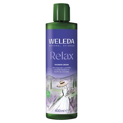 Weleda Relax lavender shower cream 400ml, UK version