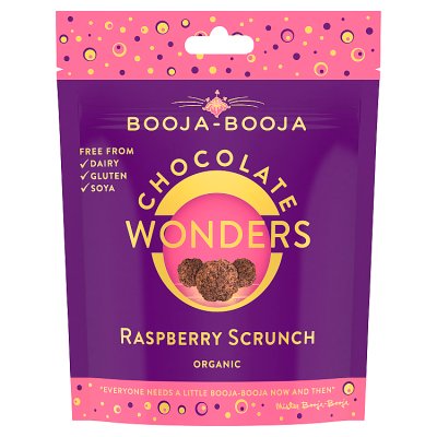 Booja-Booja chocolate Raspberry Scrunch 65g, UK version