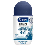 Sanex Men Active Control antiperspirant roll-on deodorant 50ml, imported from the UK