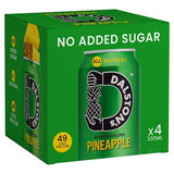Dalston's pineapple soda 4x330ml cans (British brand)