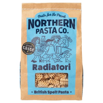 Northern Pasta Co radiatori pasta 360g bag (British brand)