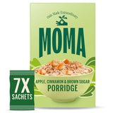 MOMA apple and cinnamon porridge sachets 280g, imported from the UK